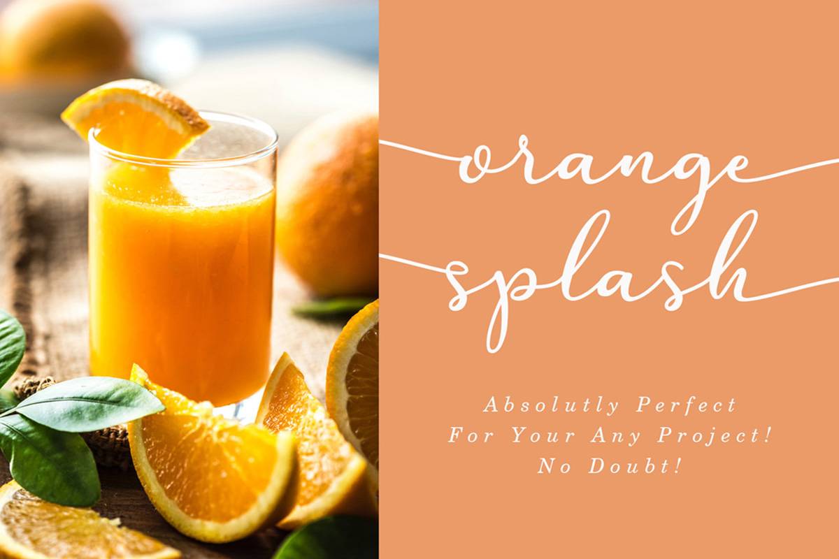 Anything Script Font sample