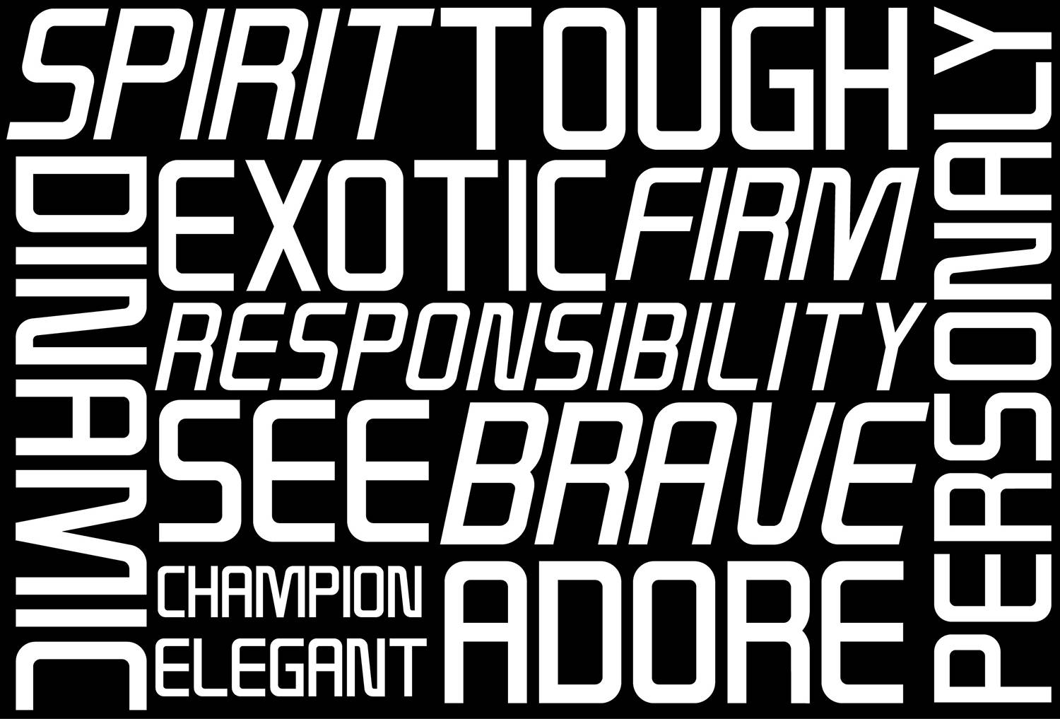 Aquatix Font sample