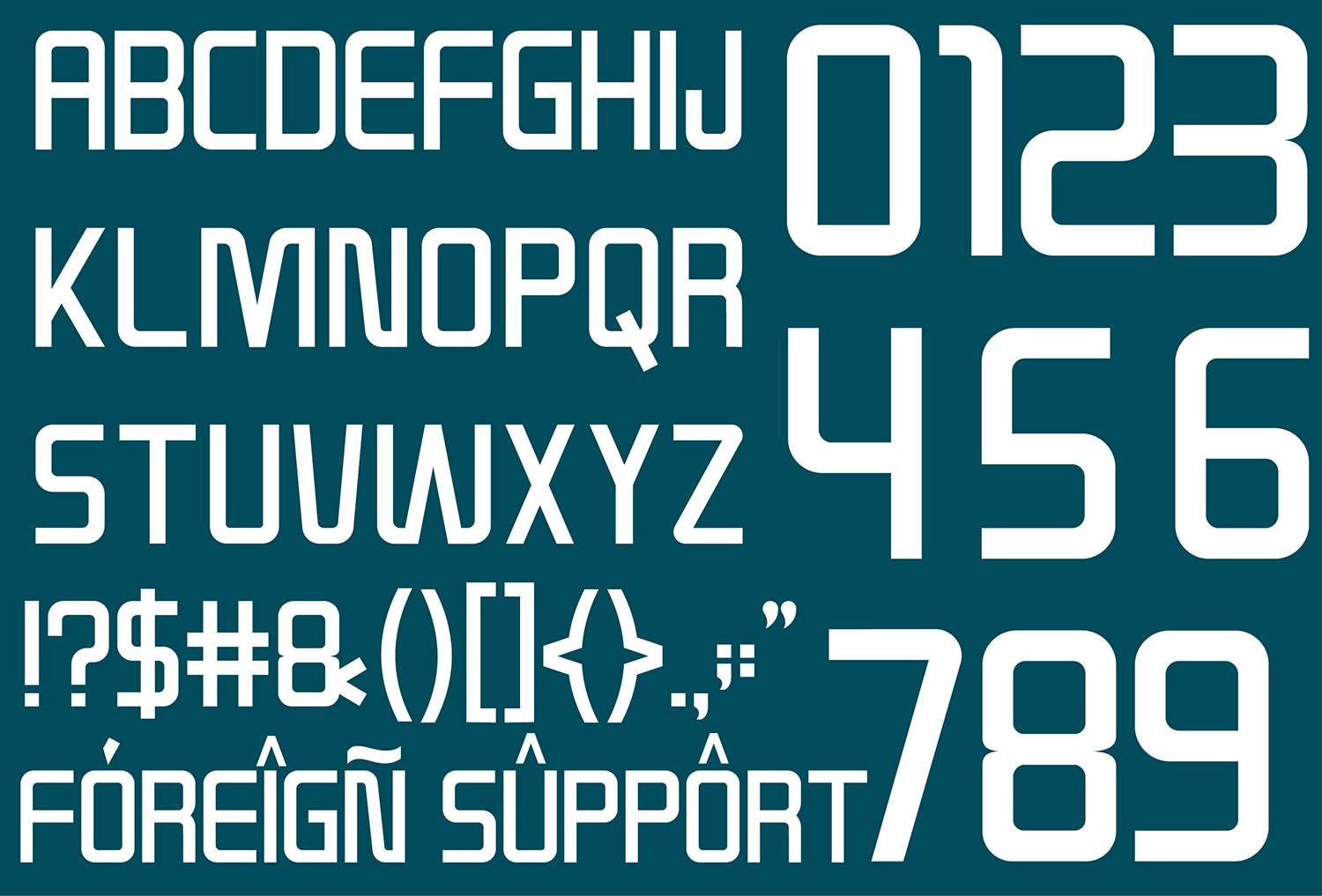 Aquatix Font sample