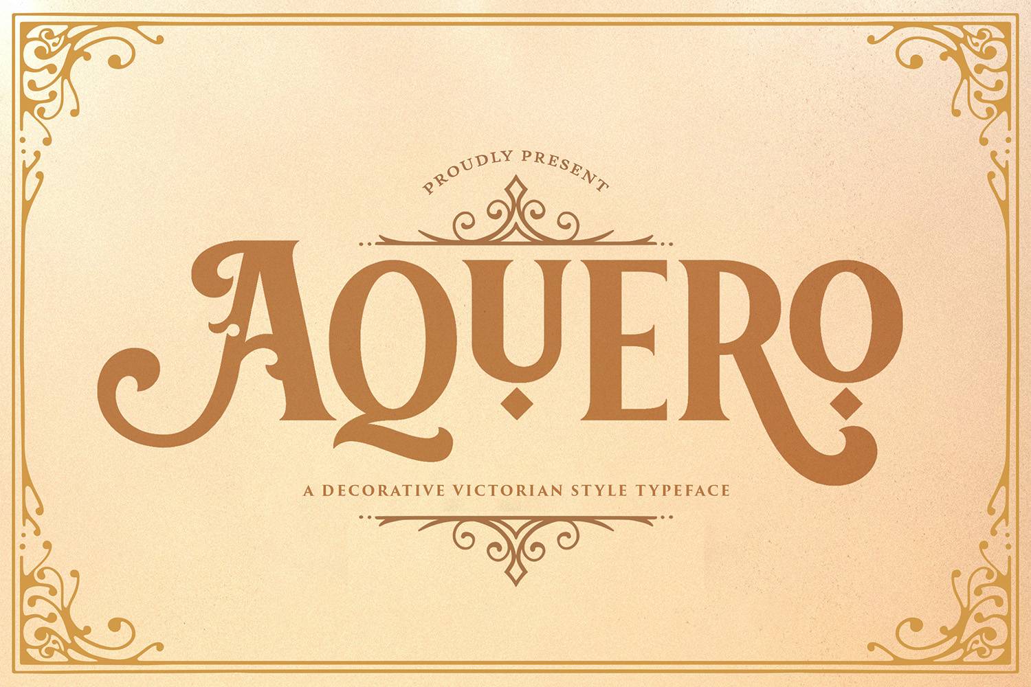 Aquero Font sample