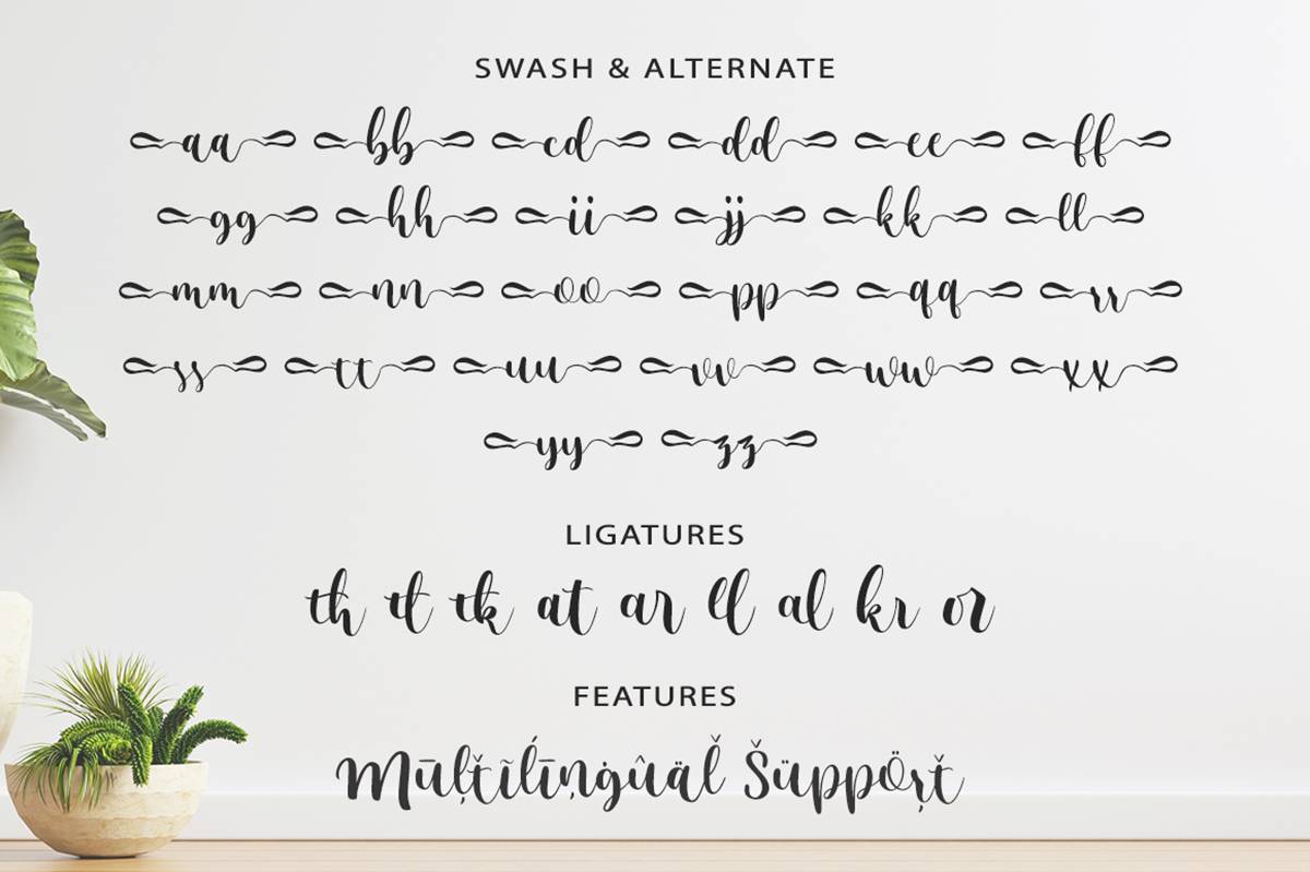 Arabela Script Font sample