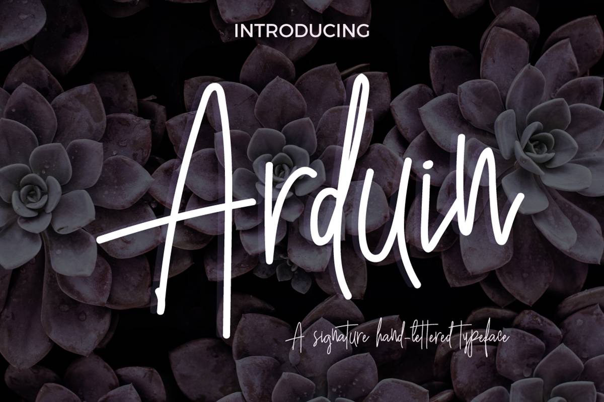 Arduin Font sample
