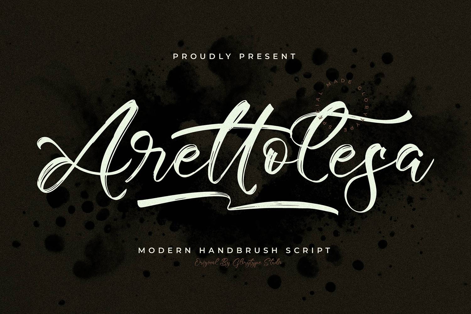 Arettolesa Font sample