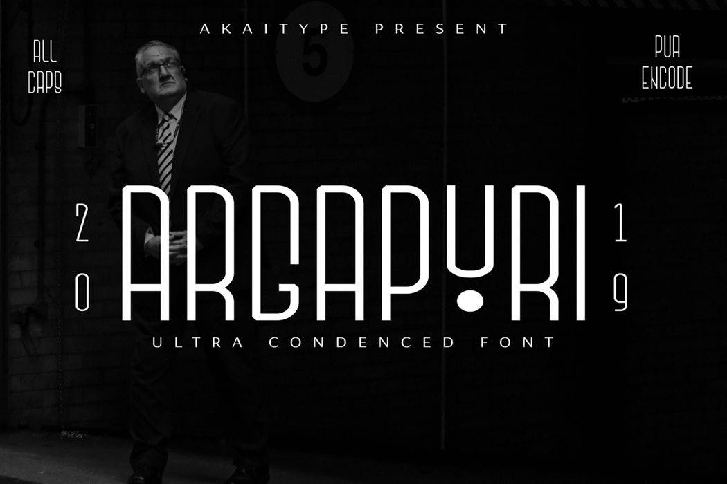 Argapuri Font sample