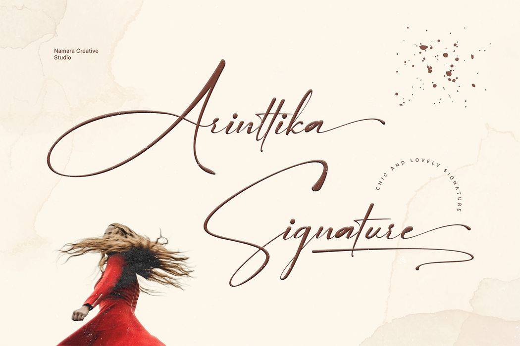 Arinttika Font sample