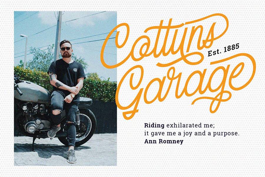 Arkland Monoline Script Demo Font sample
