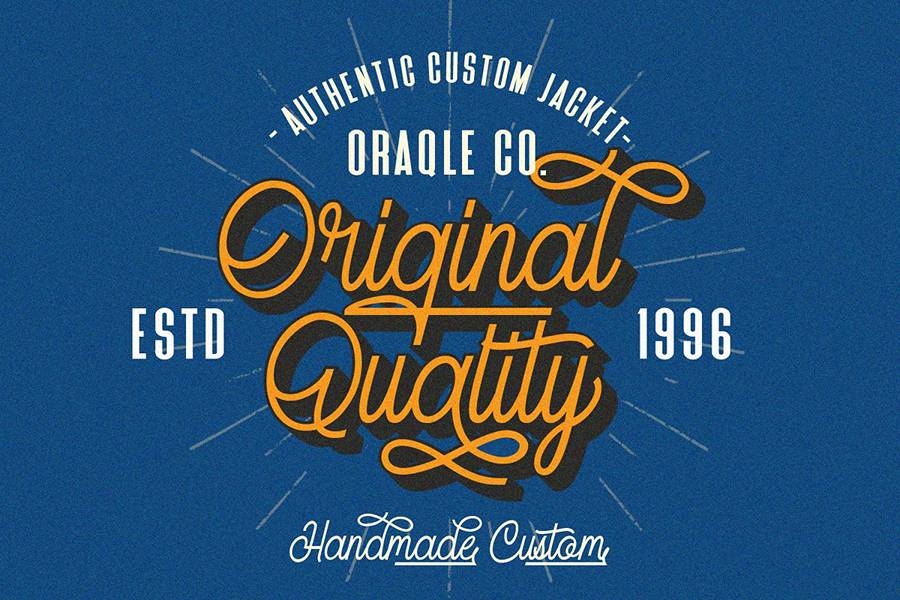 Arkland Monoline Script Demo Font sample