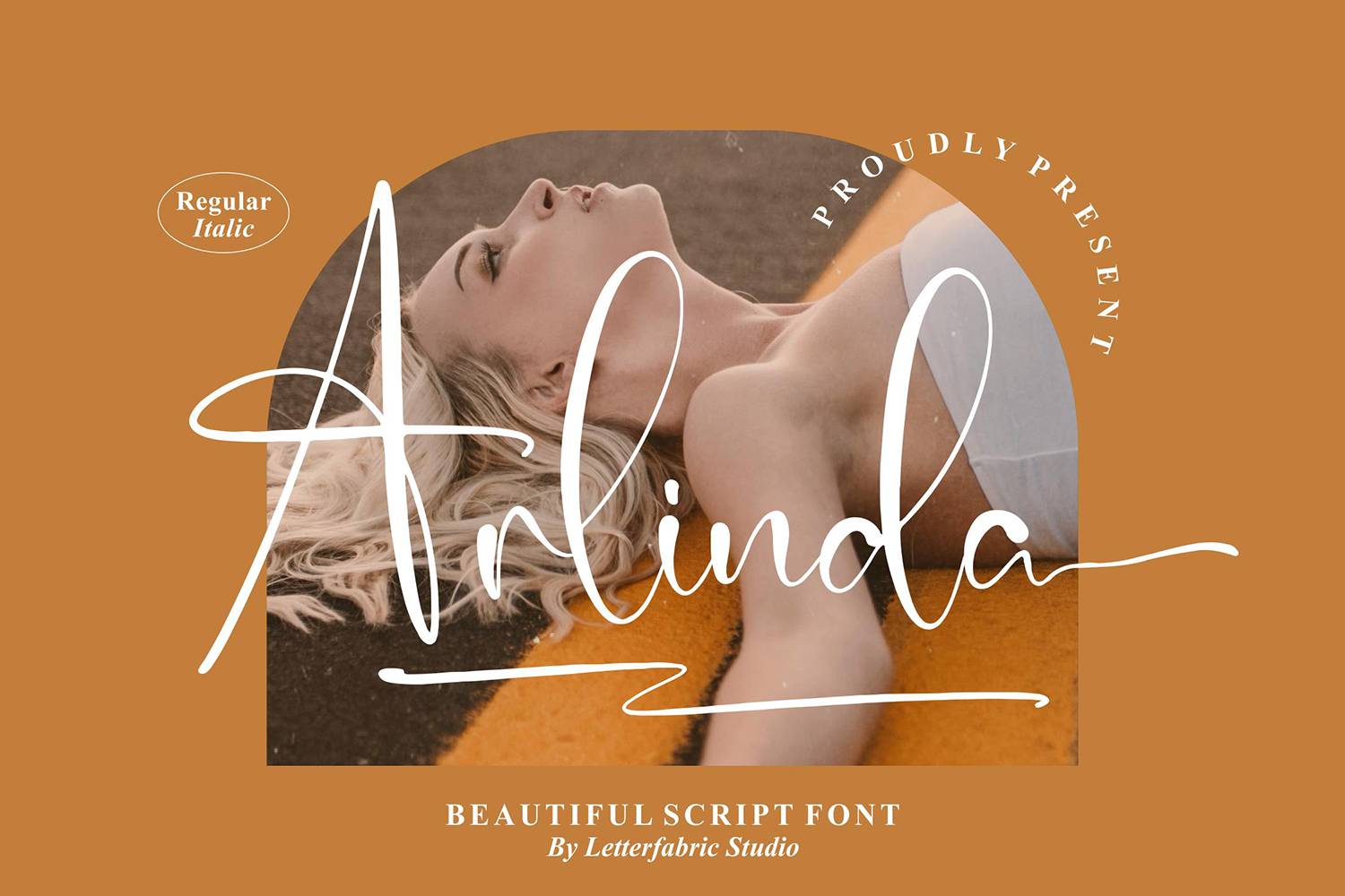 Arlinda Font sample