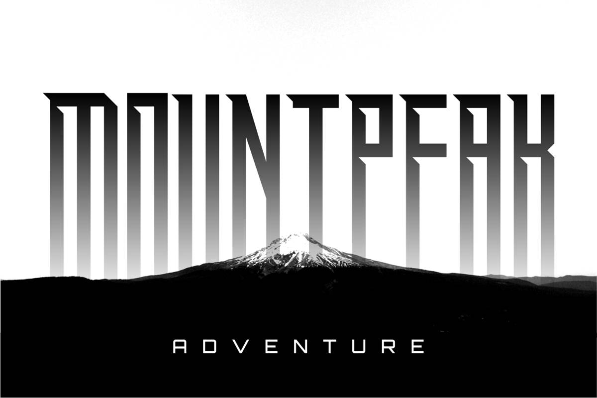 Armor Font sample