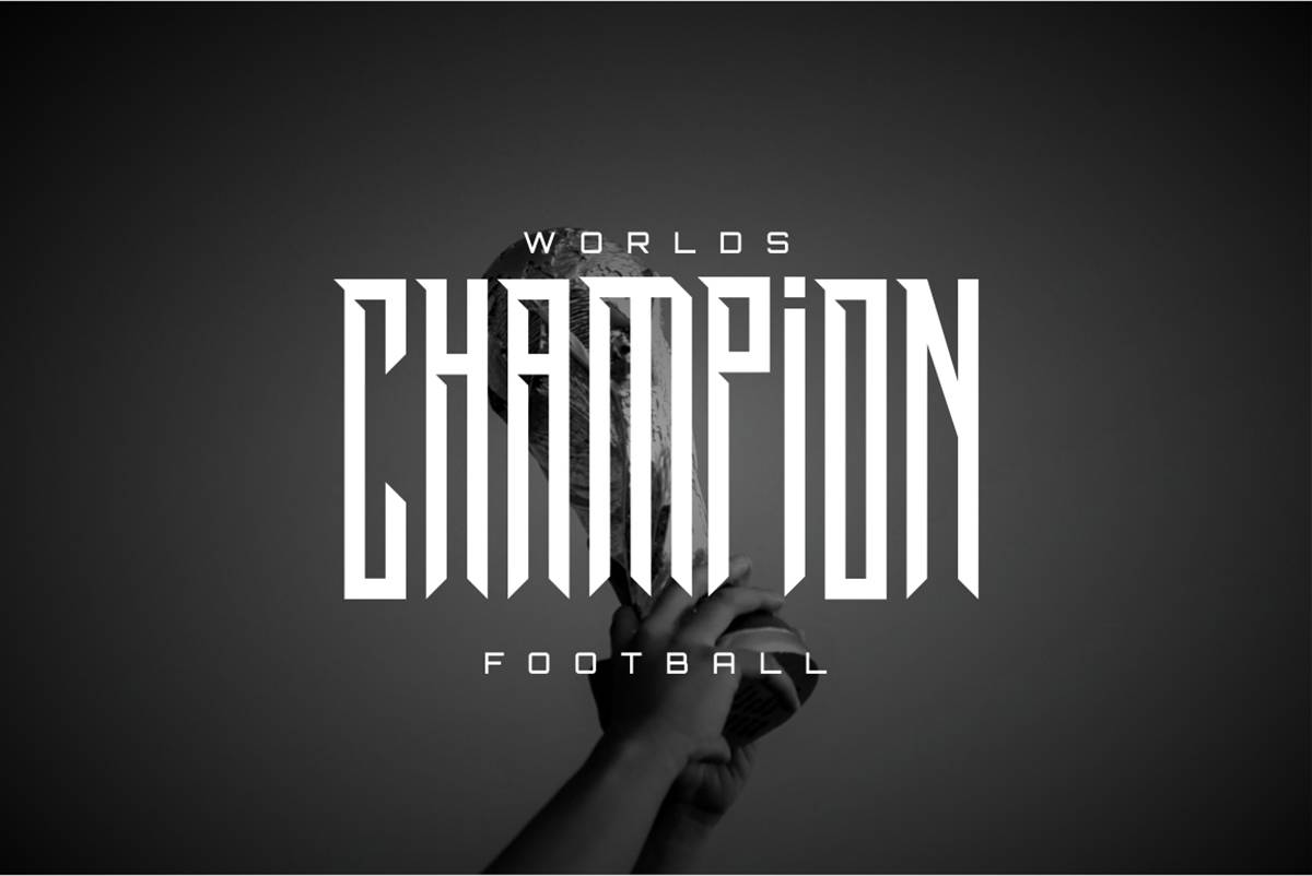 Armor Font sample