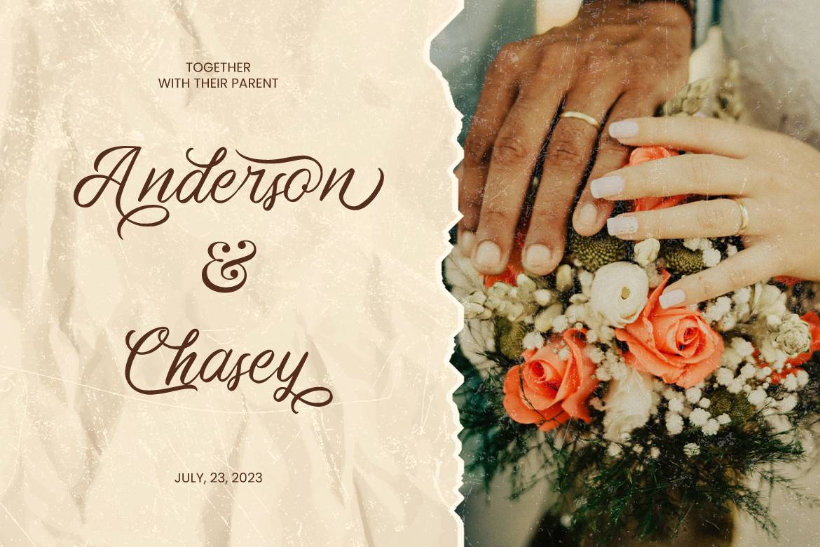 Aromatisse Font sample