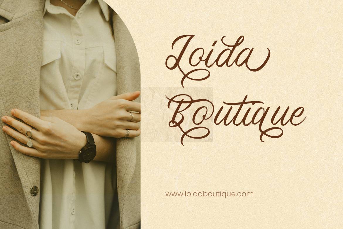 Aromatisse Font sample