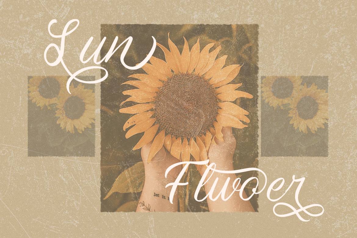 Aromatisse Font sample