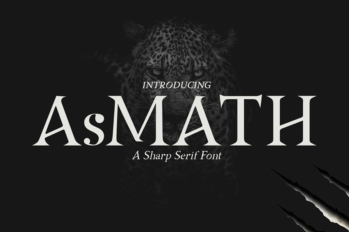 AsMATH Font sample