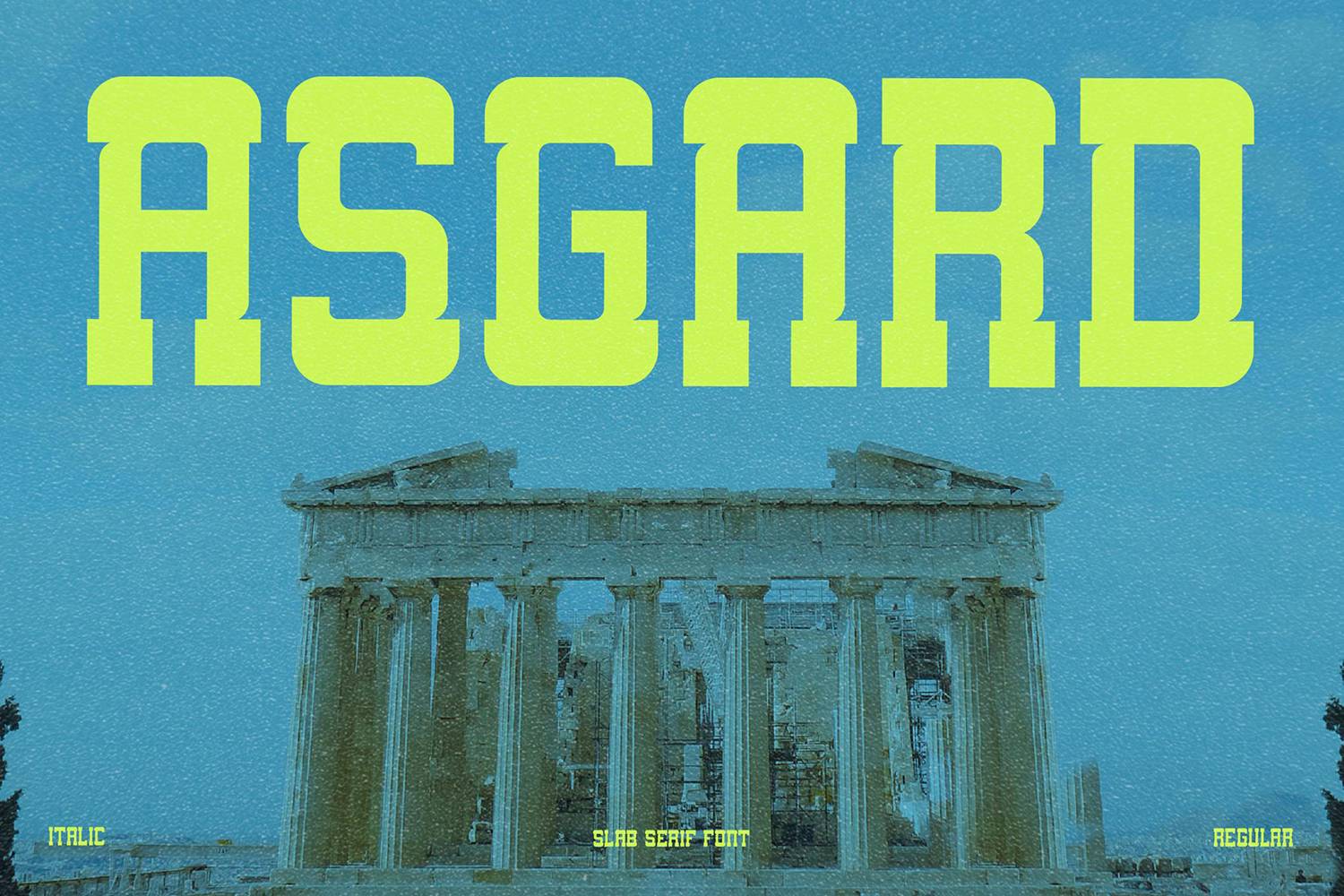 Asgard Font sample