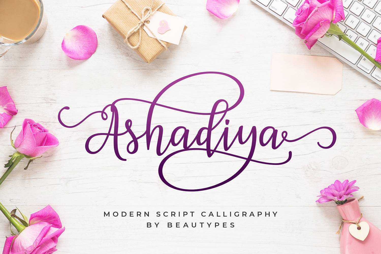 Ashadiya Font sample