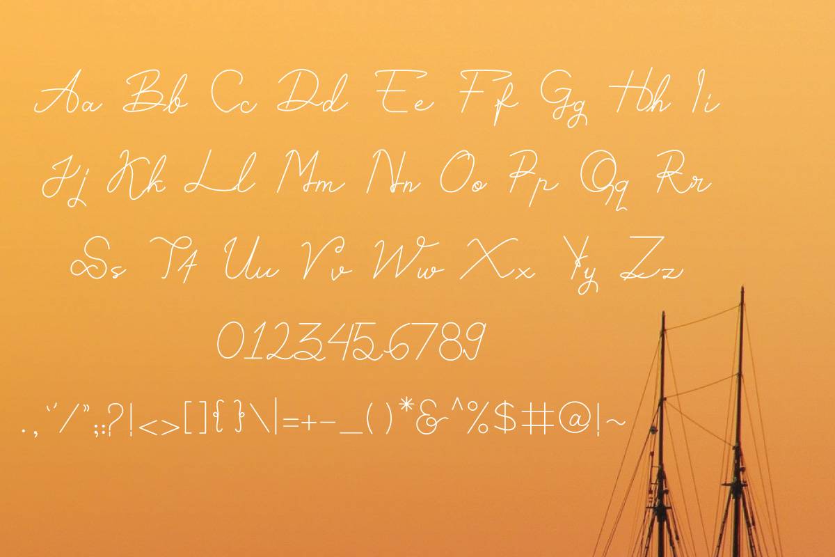 Astamaya Font sample