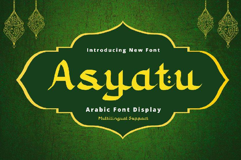 Asyatu Font sample