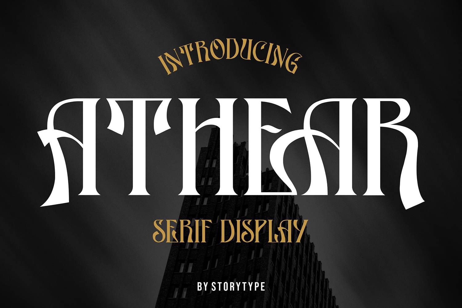 Athear Font sample