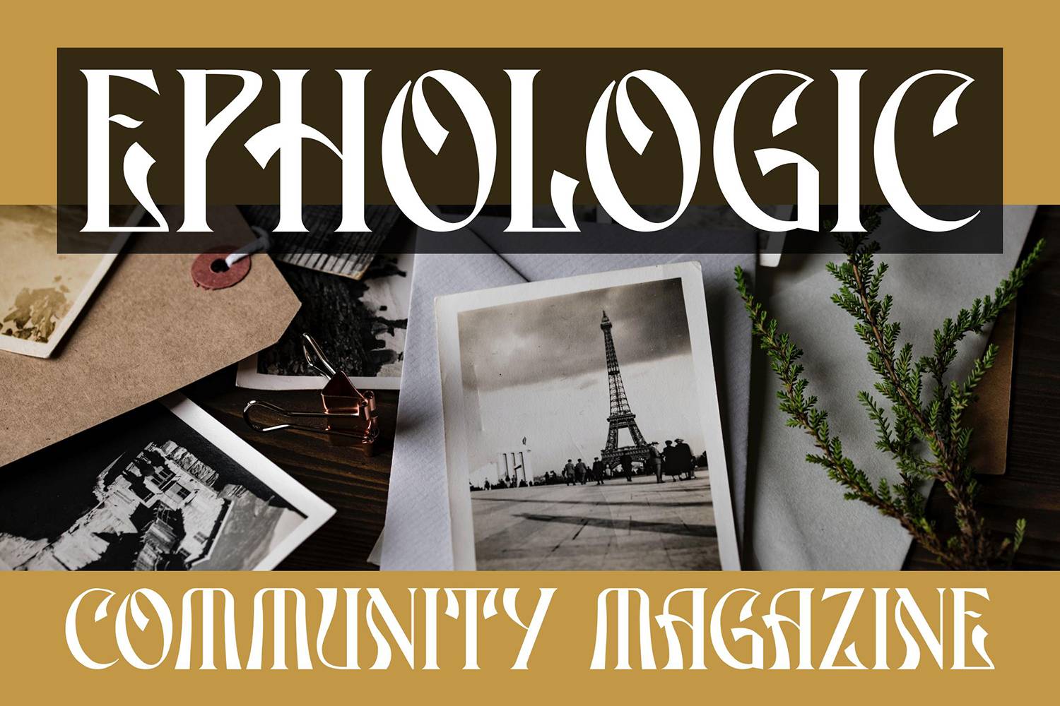 Athear Font sample