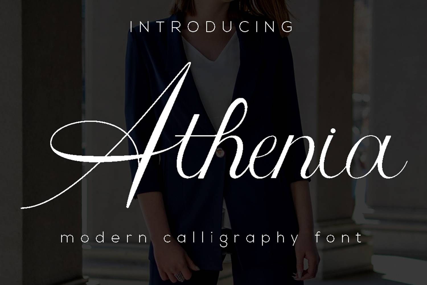 Athenia Font sample
