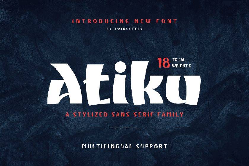 Atiku Font sample