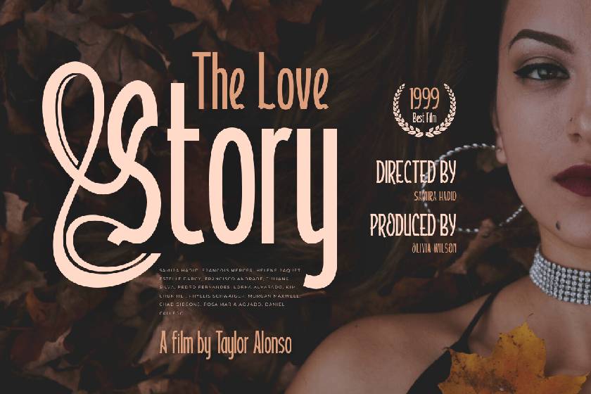 Atoverz Font sample