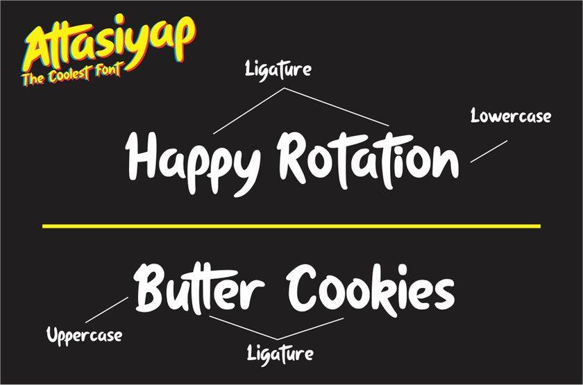 Attasiyap Font sample