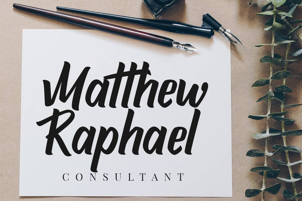 Attemptyon Hand-Lettered Sans Serif Font sample