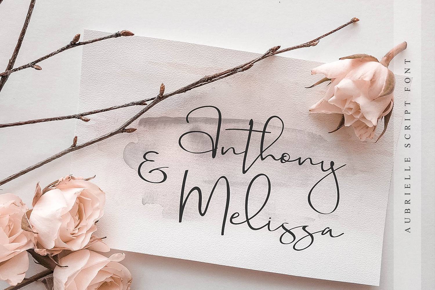 Aubrielle Font sample