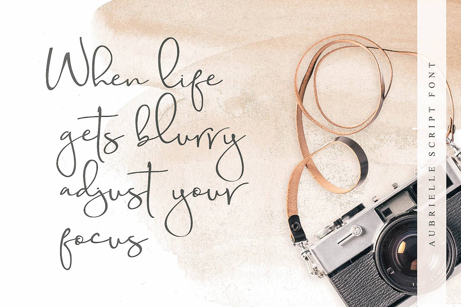 Aubrielle Font sample