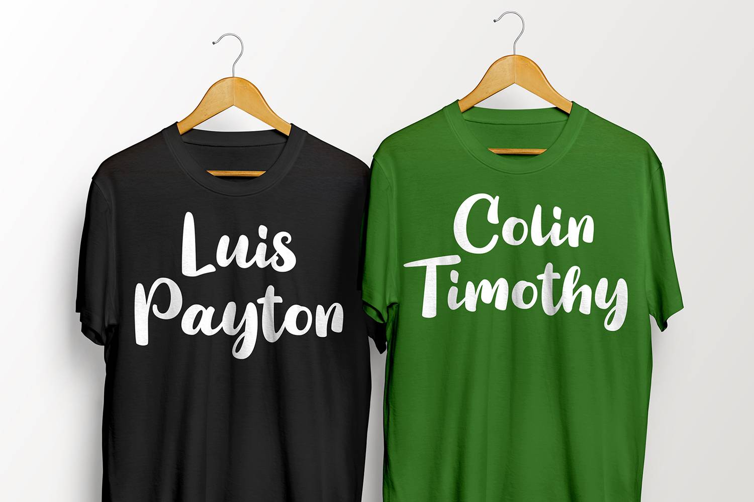 Audrey Tatum Font sample