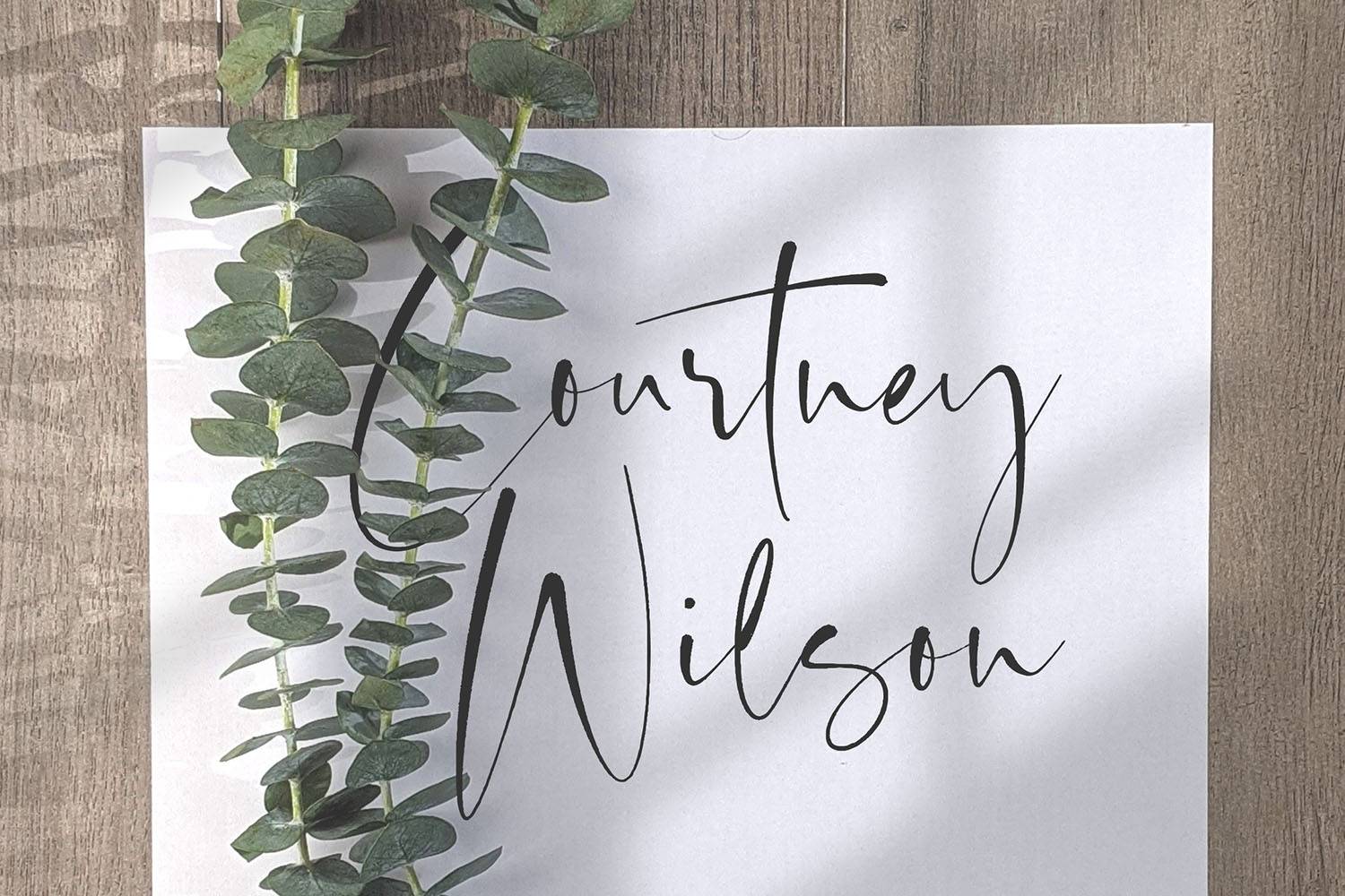 Auguste Boutique Font sample