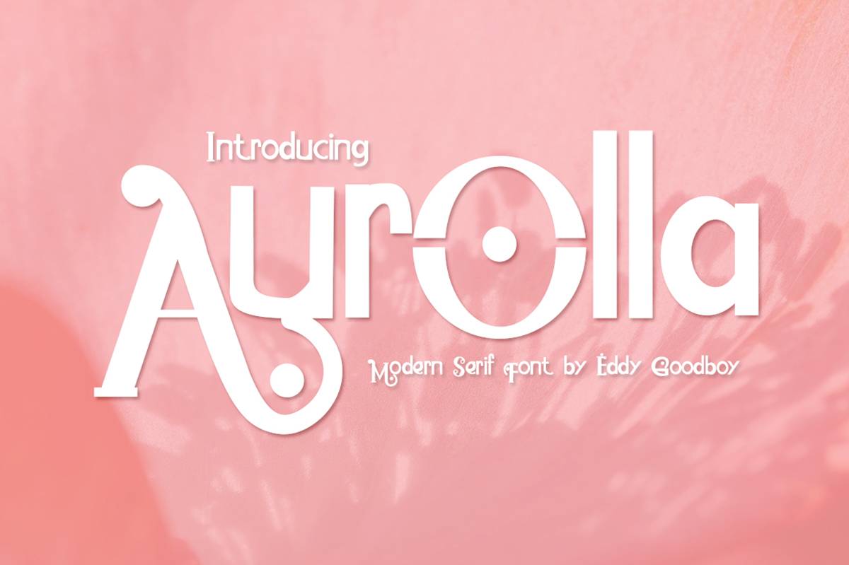 Aurolla Font sample