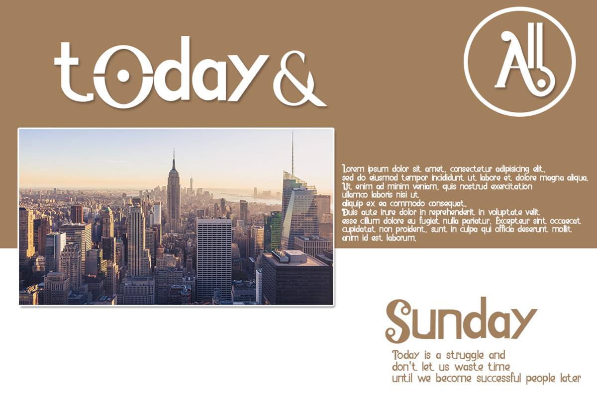 Aurolla Font sample