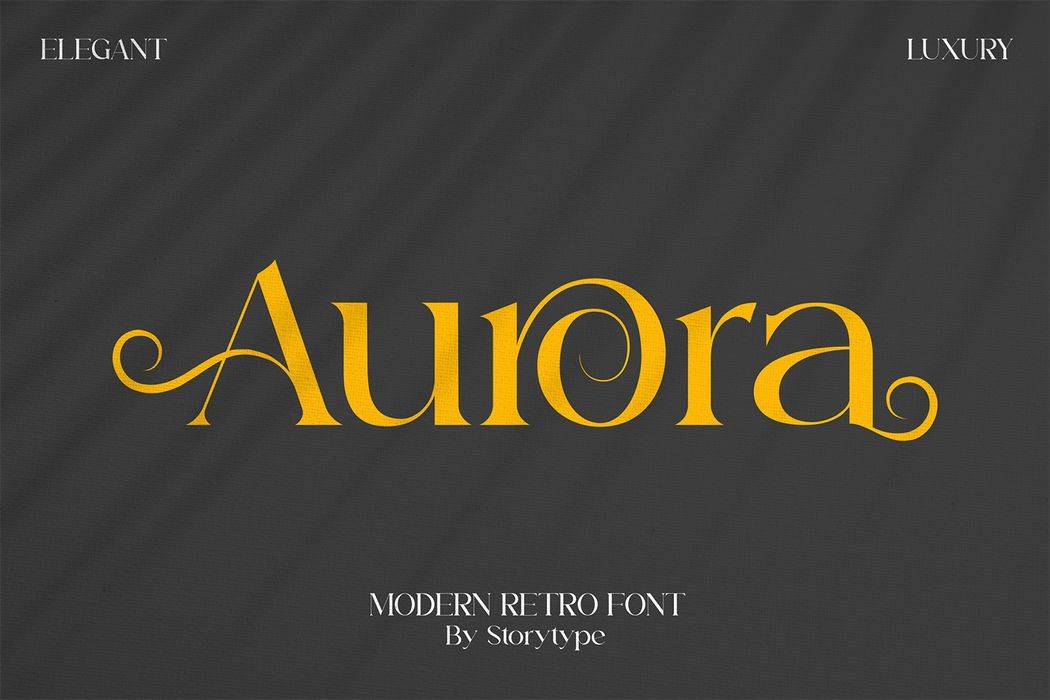 Aurora Font sample