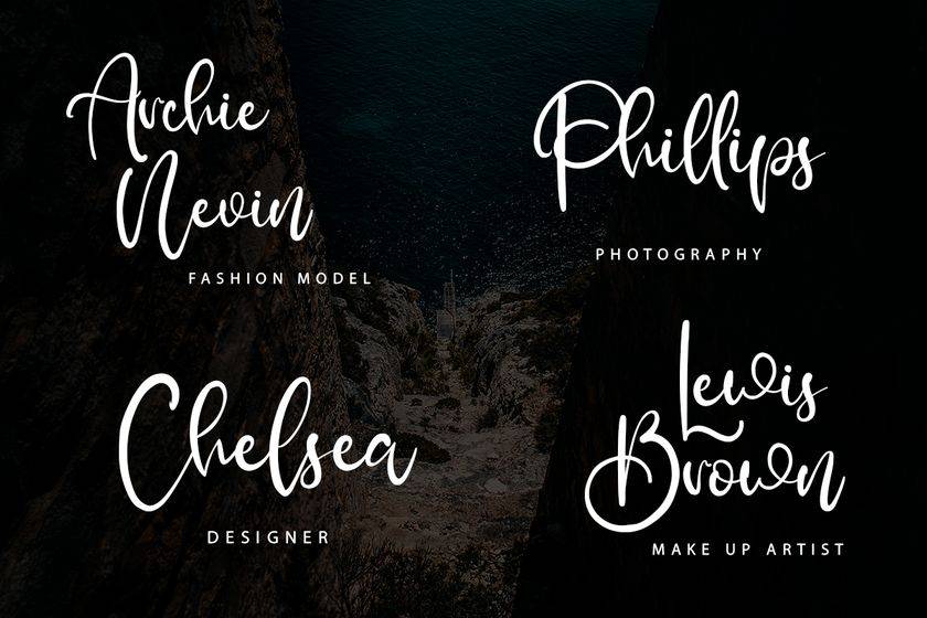 Aussie Ocean Font sample