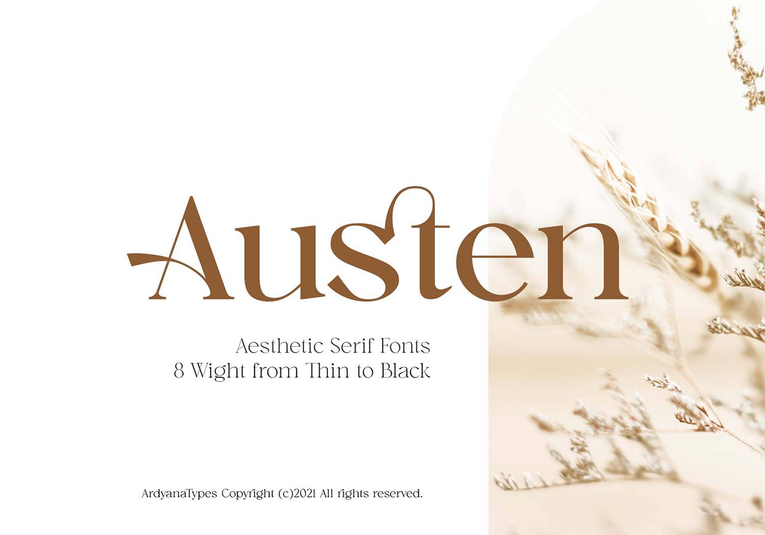 Austen Font sample