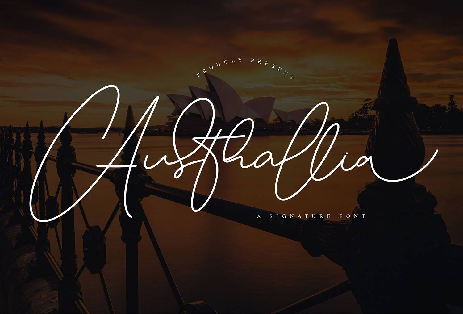 Australlia Font sample