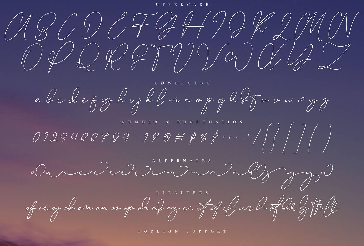 Australlia Font sample
