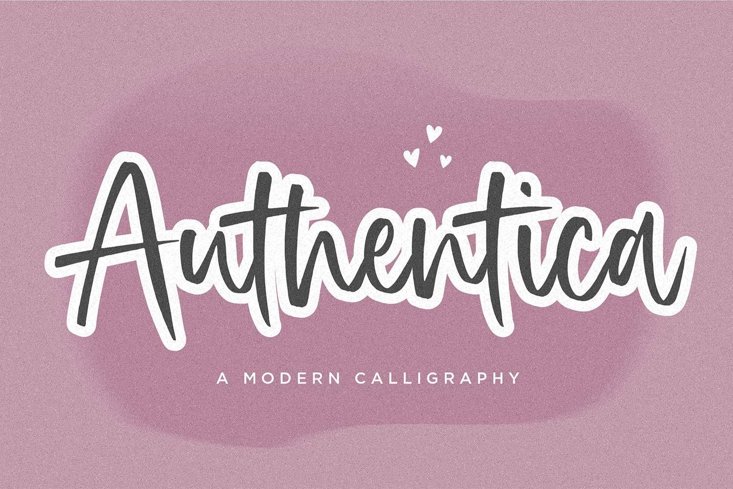 Authentica Font sample