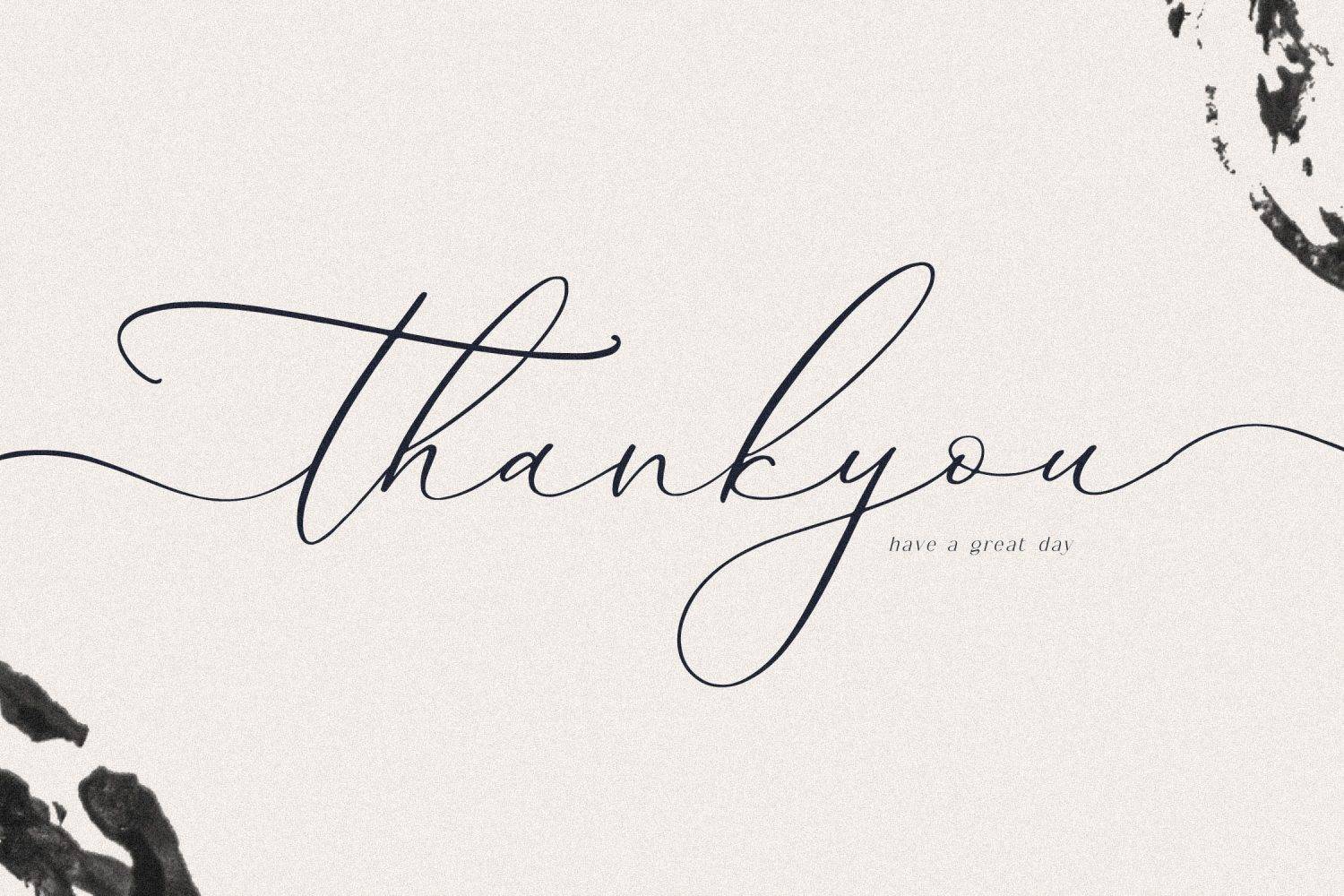 Authentiue Font sample