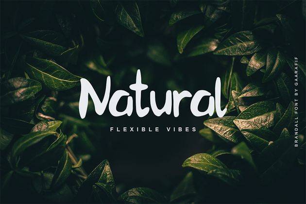 Autumn Display Font sample