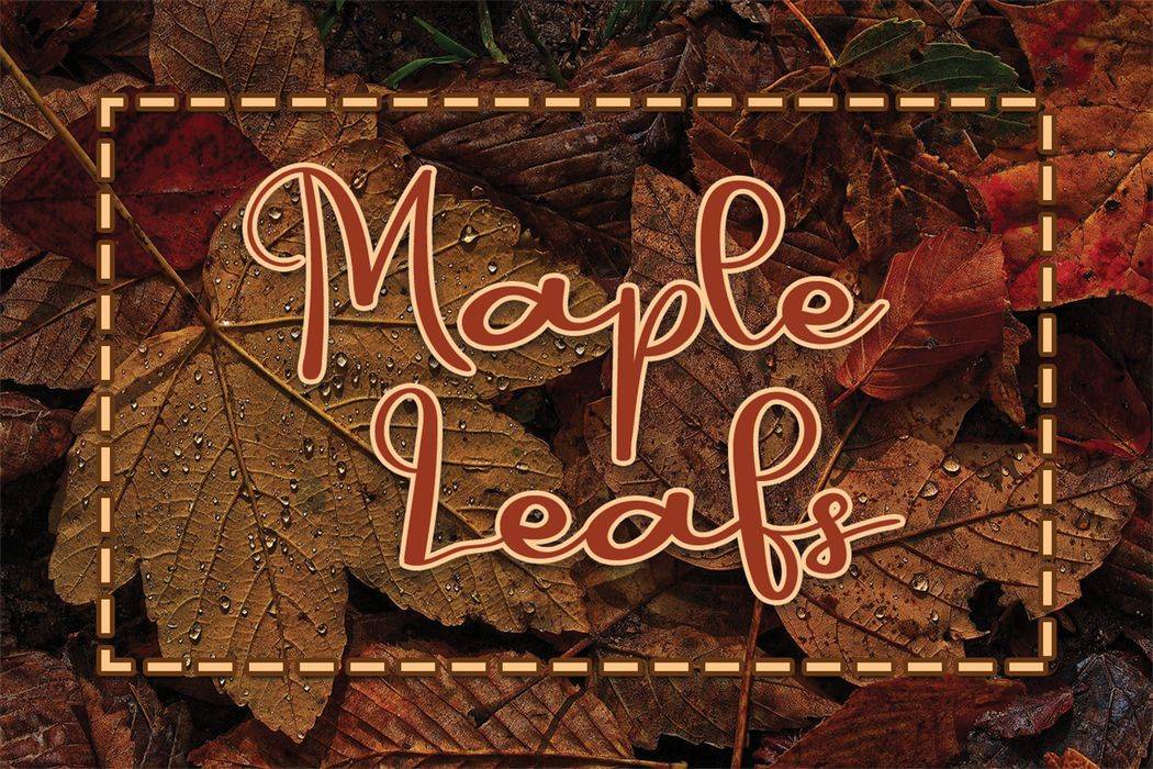 Autumn Font sample