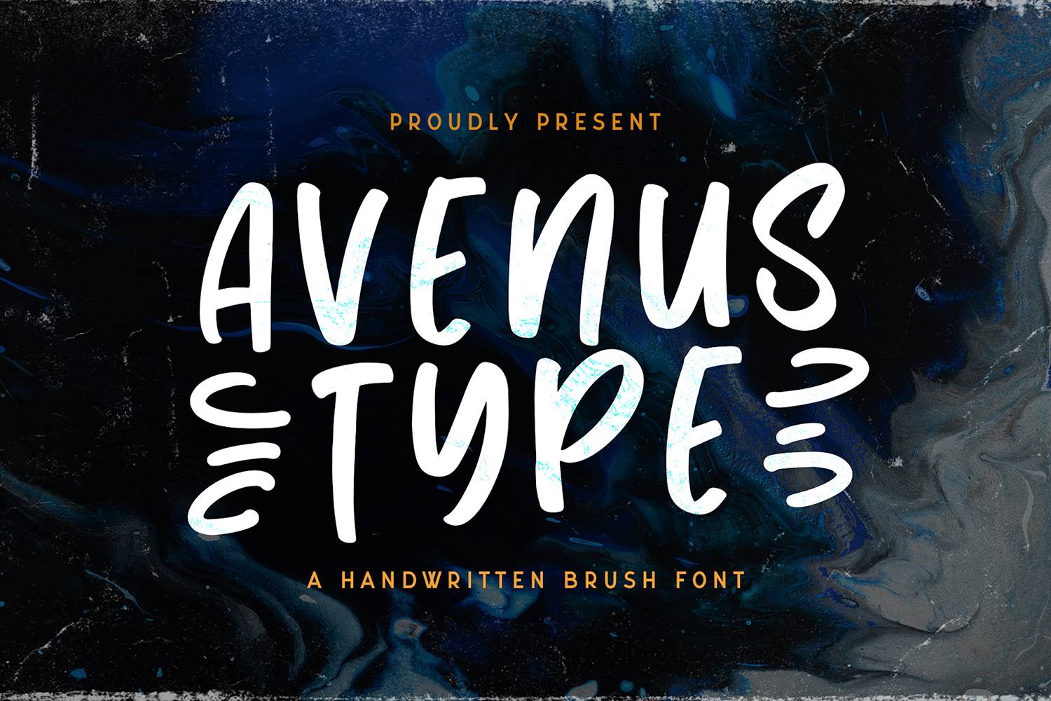 Avenus Type Font sample