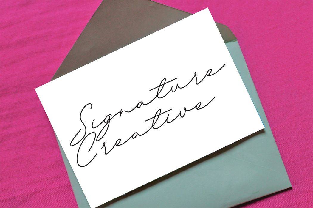 Awesome Wedding Font sample