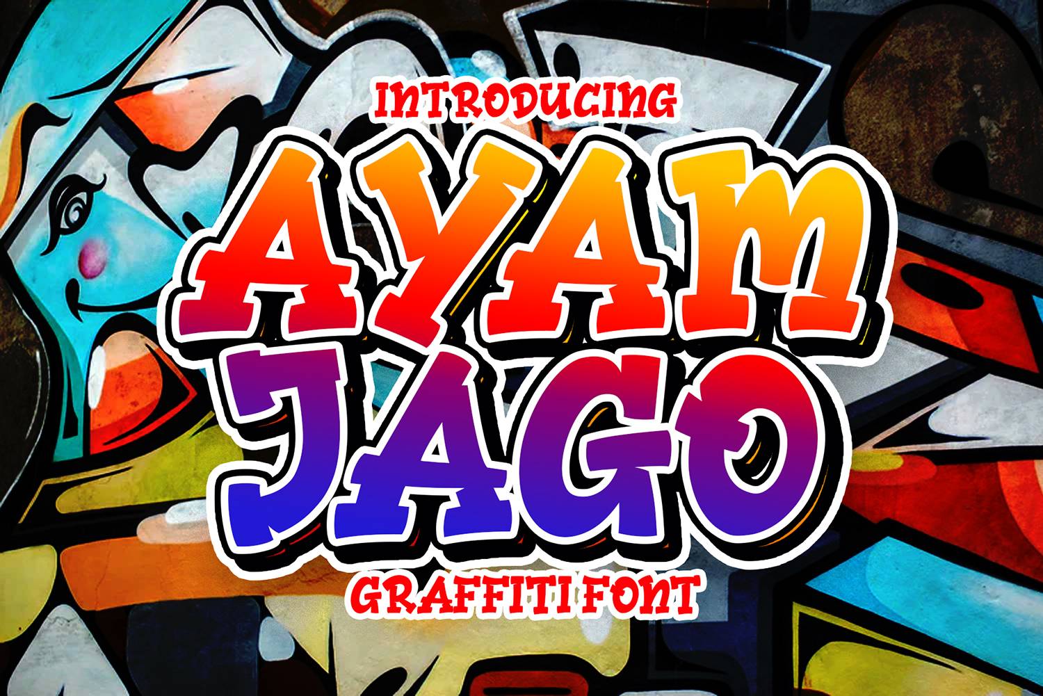 Ayam Jago Font sample