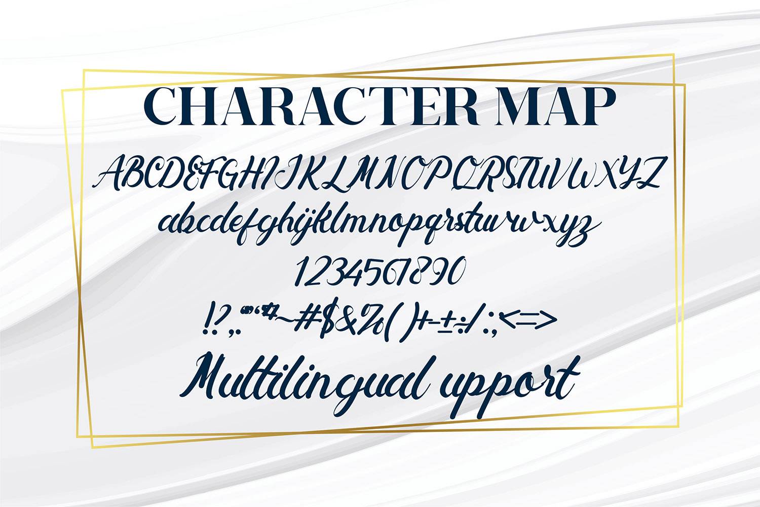 Ayunda Font sample
