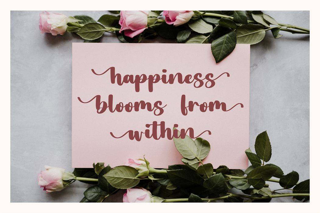 Ayuscript Font sample