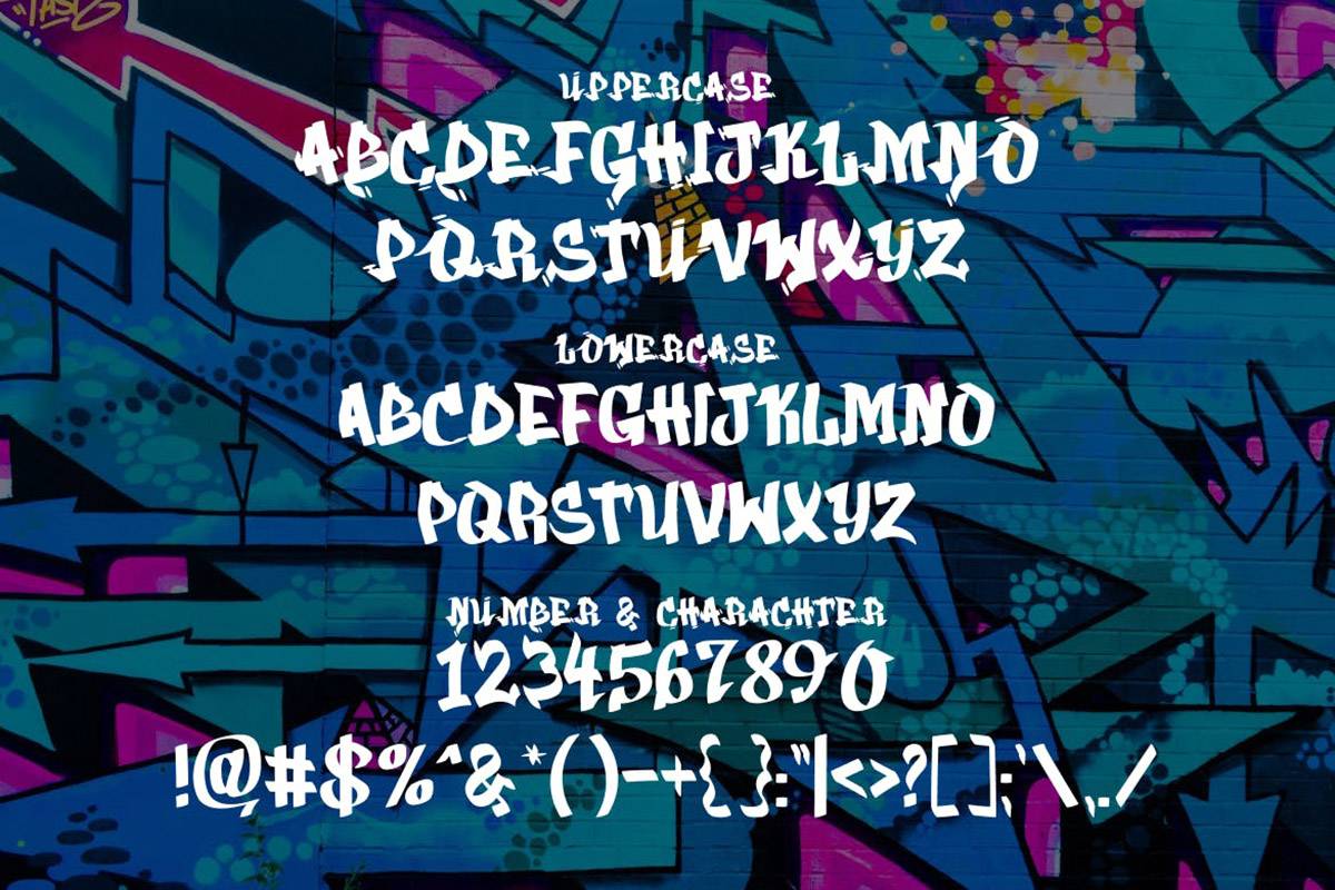 Babayaro Font sample